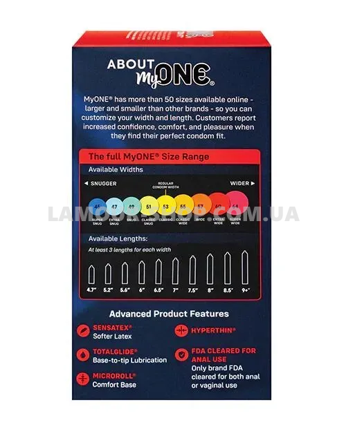 фото Презерватив MyONE Super Wide 1шт