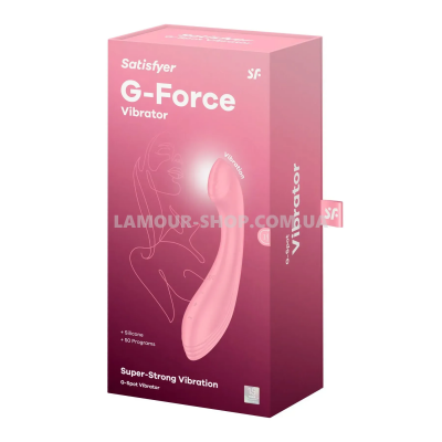 Вібратор для точки G Satisfyer G-Force Pink, 10 режимів