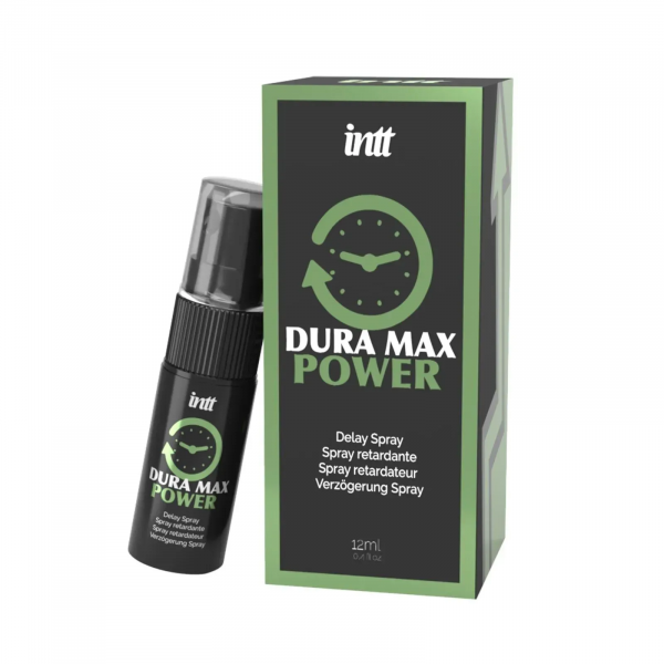Пролонгатор-спрей Intt Dura Max Power (12 мл) з охолоджувальним ефектом, без лідокаїн