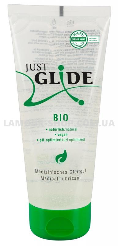 фото Веганский органический гель-лубрикант - Just Glide Bio, 200 ml