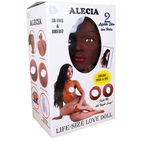 фото Лялька " ALECIA 3D " з вставкою з кібершкіри і вібростимуляцією
