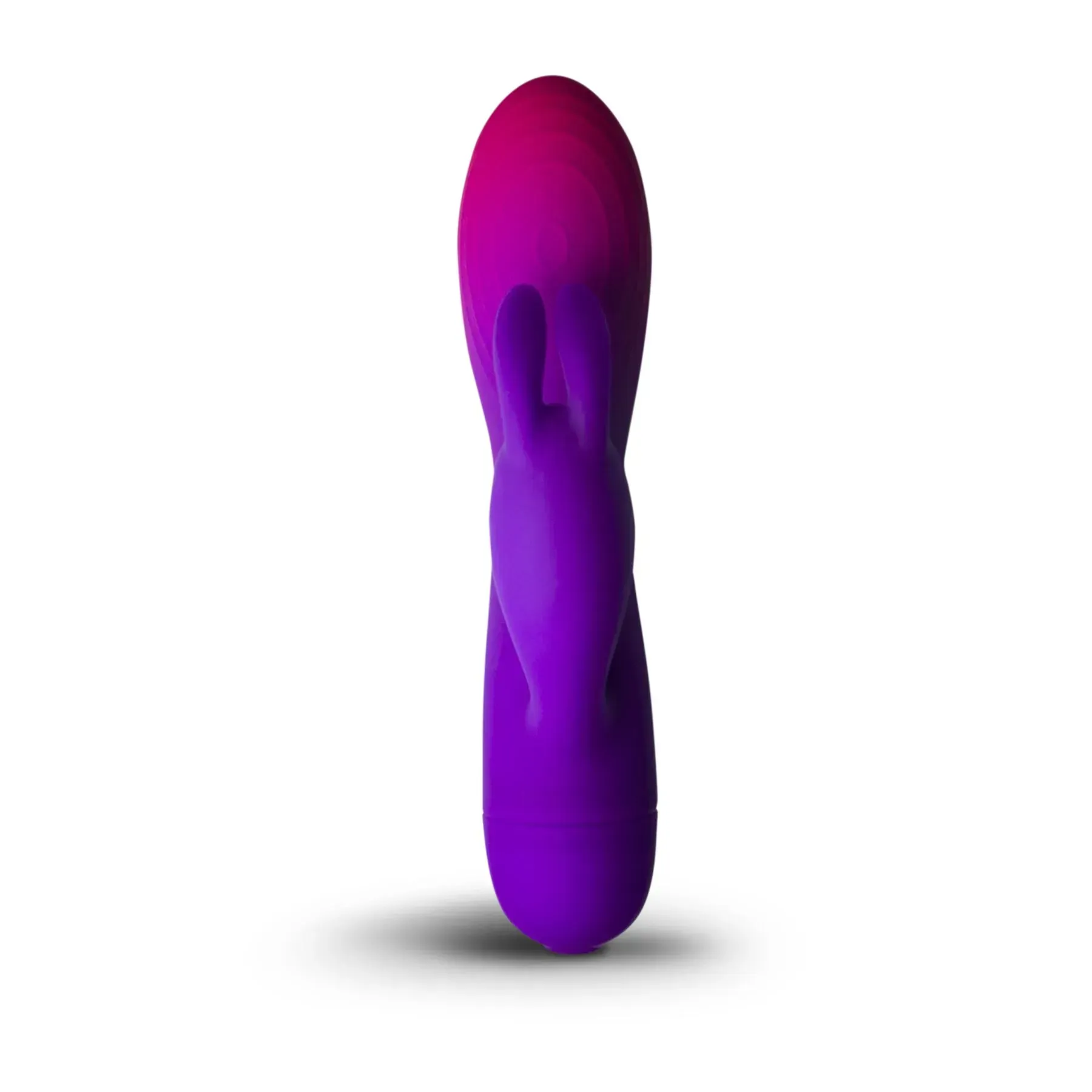 фото Вібратор-кролик Rocks Off Glo Girl – Rabbit, 2 мотори, 10 режимів, на батарейках