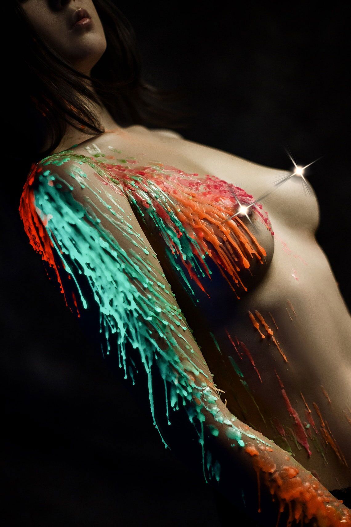 фото Набір воскових свічок Art of Sex size S 10 см (3 шт), низькотемпературні, люмінісцент