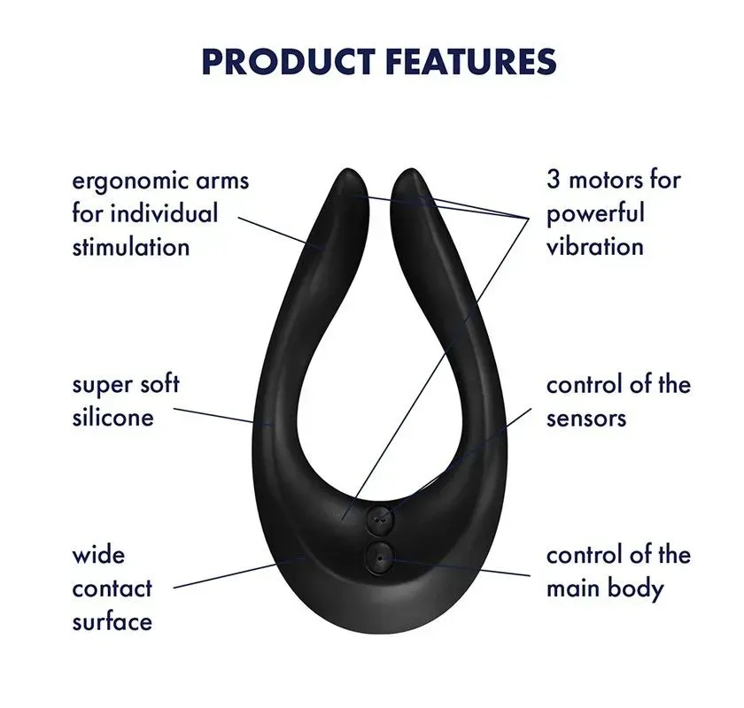 фото Вибратор для пар Satisfyer Endless Joy Black