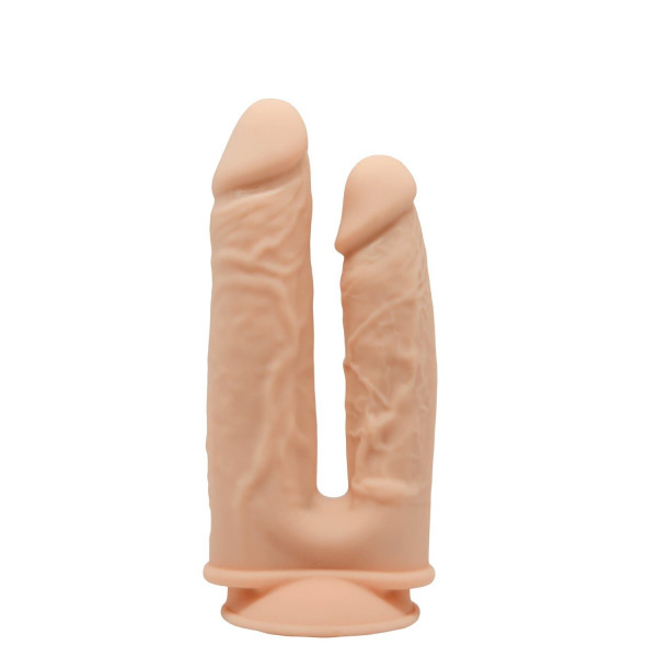 Фаллоимитатор двойной SilexD Double Gusto Flesh (Model 1 size 8" & 7")