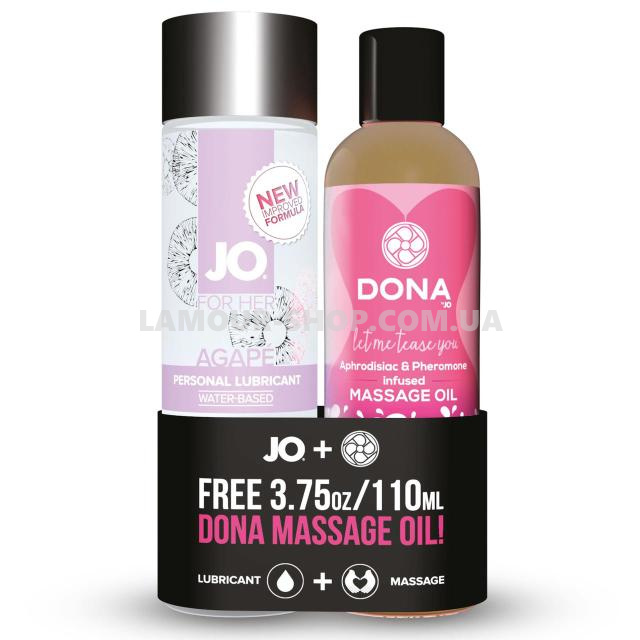фото Подарочный набор System JO Limited Edition Promo Pack (120мл) + DONA Flirt
