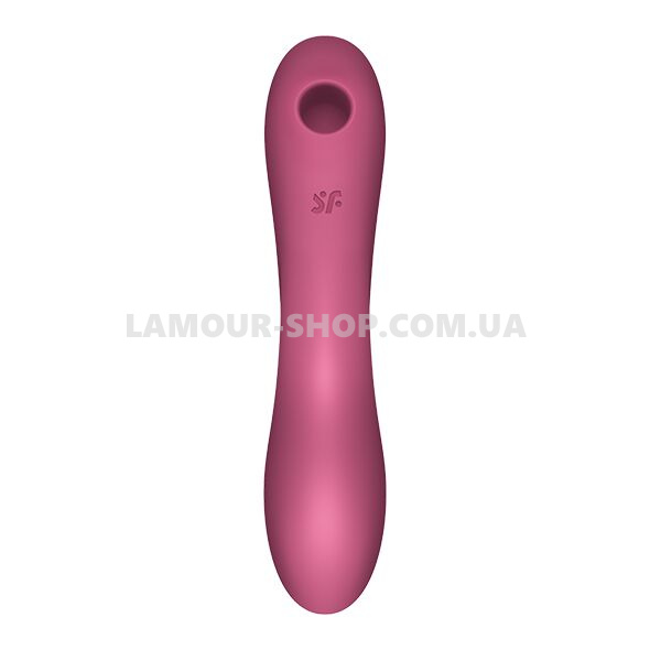 Satisfyer Вакуумний стимулятор із вібрацією Satisfyer Curvy Trinity 3 Red фото фото Вакуумний стимулятор із вібрацією Satisfyer Curvy Trinity 3 Red