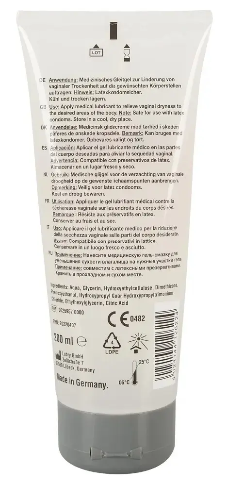 фото Гібридний гель-лубрикант Just Glide Performance, 200 ml