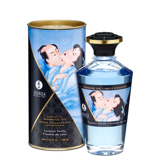 Олія Shunga Aphrodisiac Warming Oil – Coconut Thrills (100 мл) без цукру