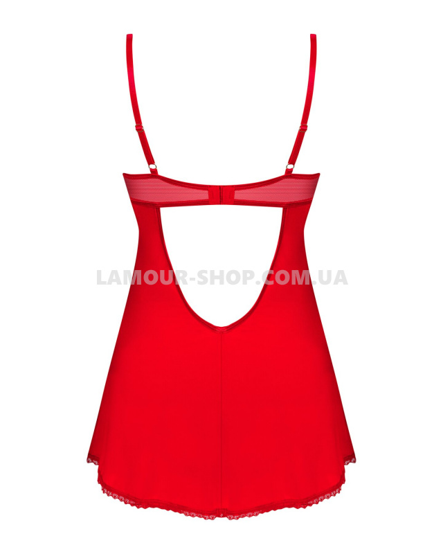 Obsessive Пеньюар Obsessive Ingridia chemise & thong M/L фото фото Пеньюар Obsessive Ingridia chemise & thong M/L