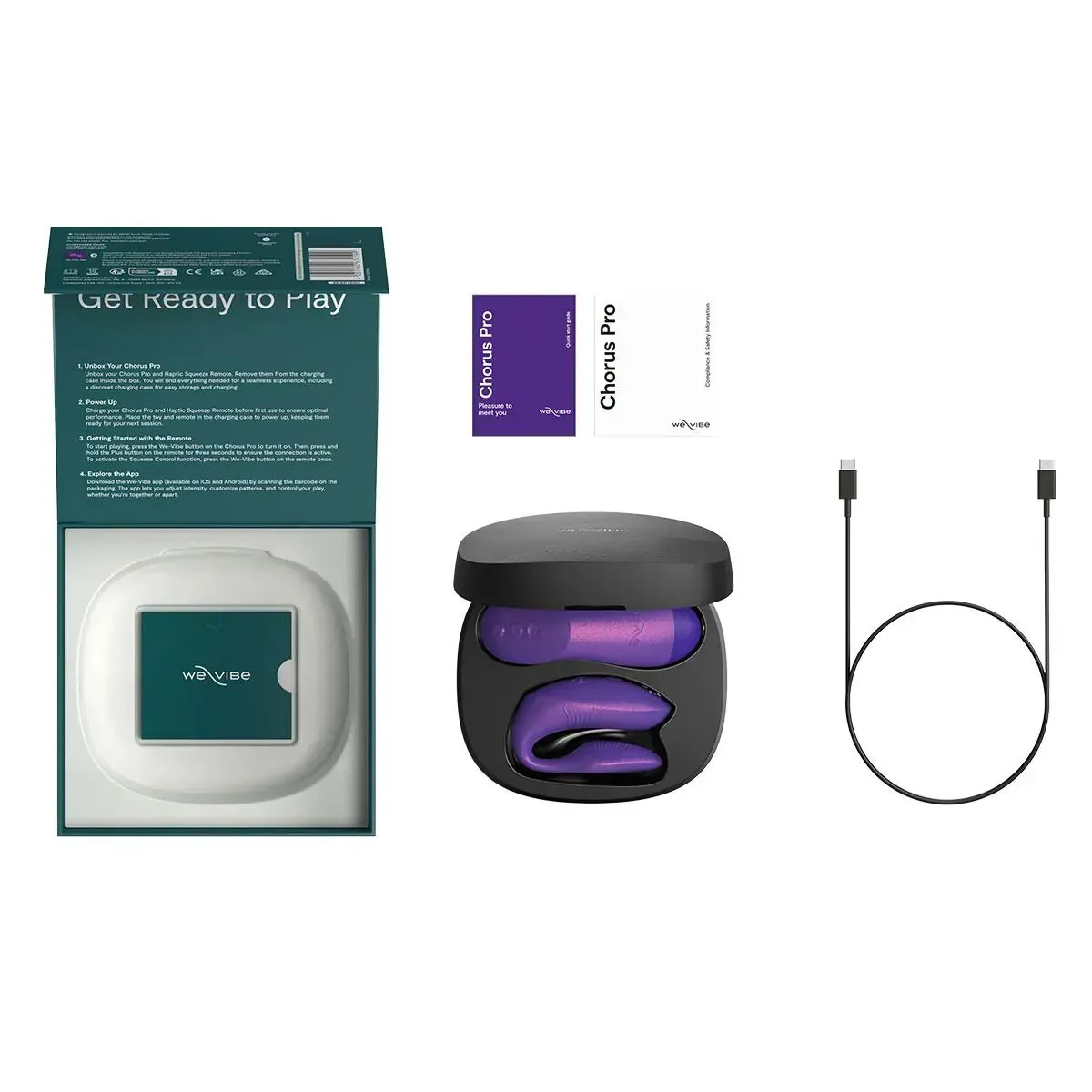 фото Смарт-вібратор  для пар We-Vibe Chorus Pro Cosmic Purple