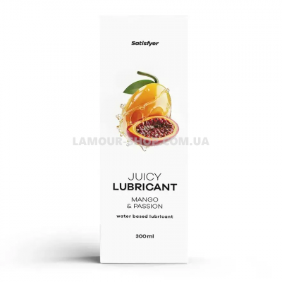 Лубрикант Satisfyer Juicy Lubricant Mango & Passion water based 300  Лубрикант Satisfyer Juicy Lubricant Mango & Passion water based 300