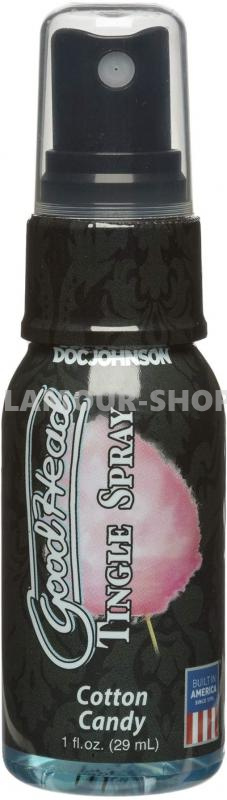 фото Спрей для мінету Doc Johnson GoodHead Tingle Spray - Cotton Candy (29 мл)
