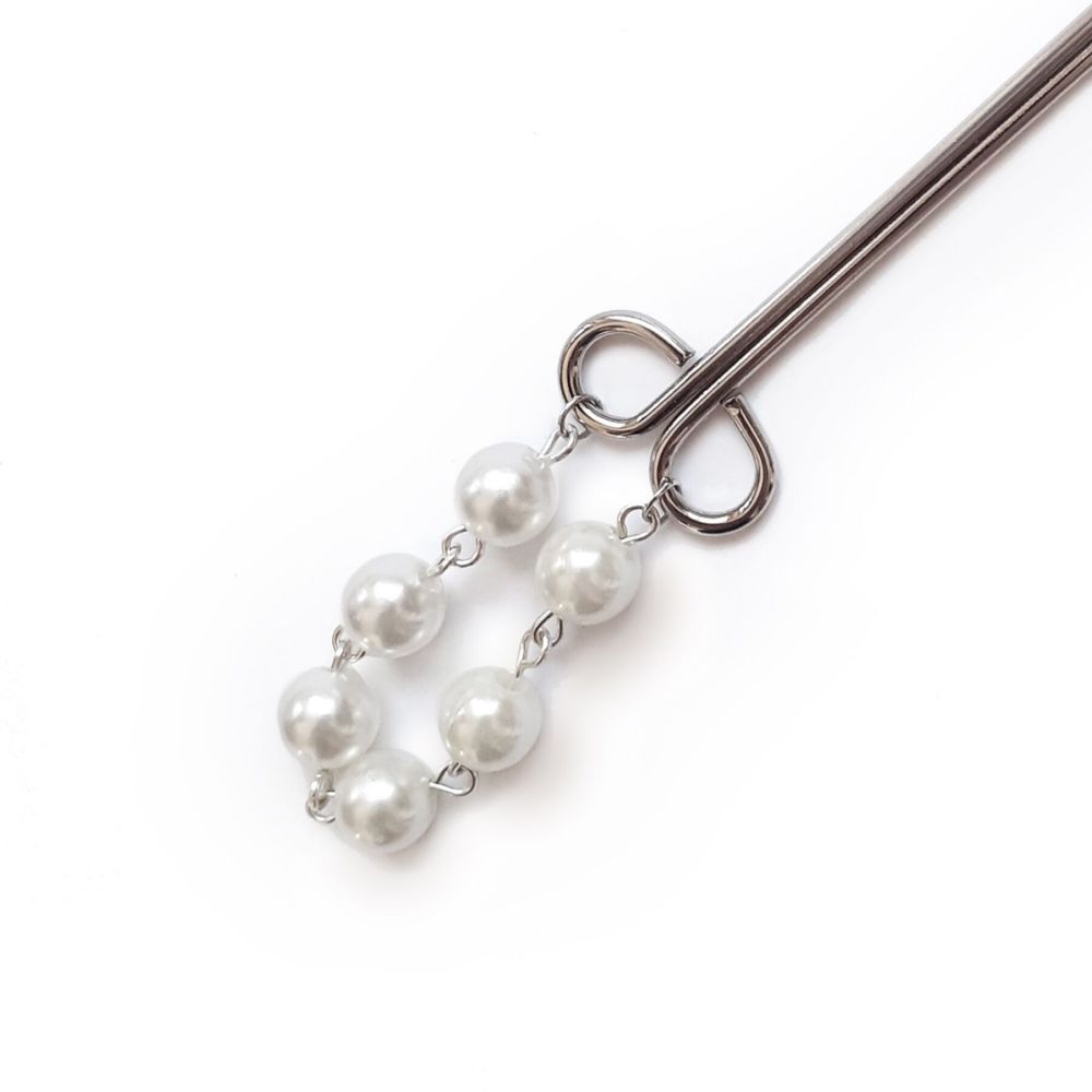 фото Затискач для клітора Art of Sex - Clit Clamp Royal Pearls