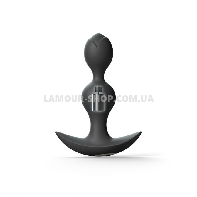 фото Анальний стимулятор гнучкий з вібрацією Love To Love TWINNY BUD Black
