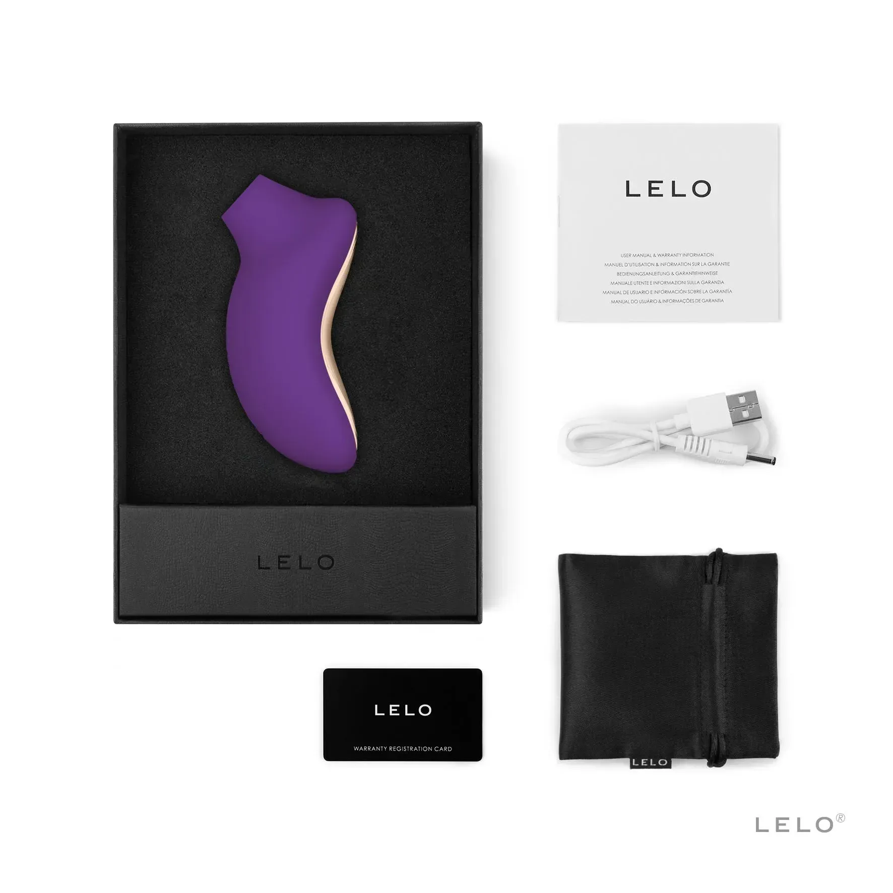 фото Звуковий стимулятор клітора LELO SONA 2 Purple, 12 режимів