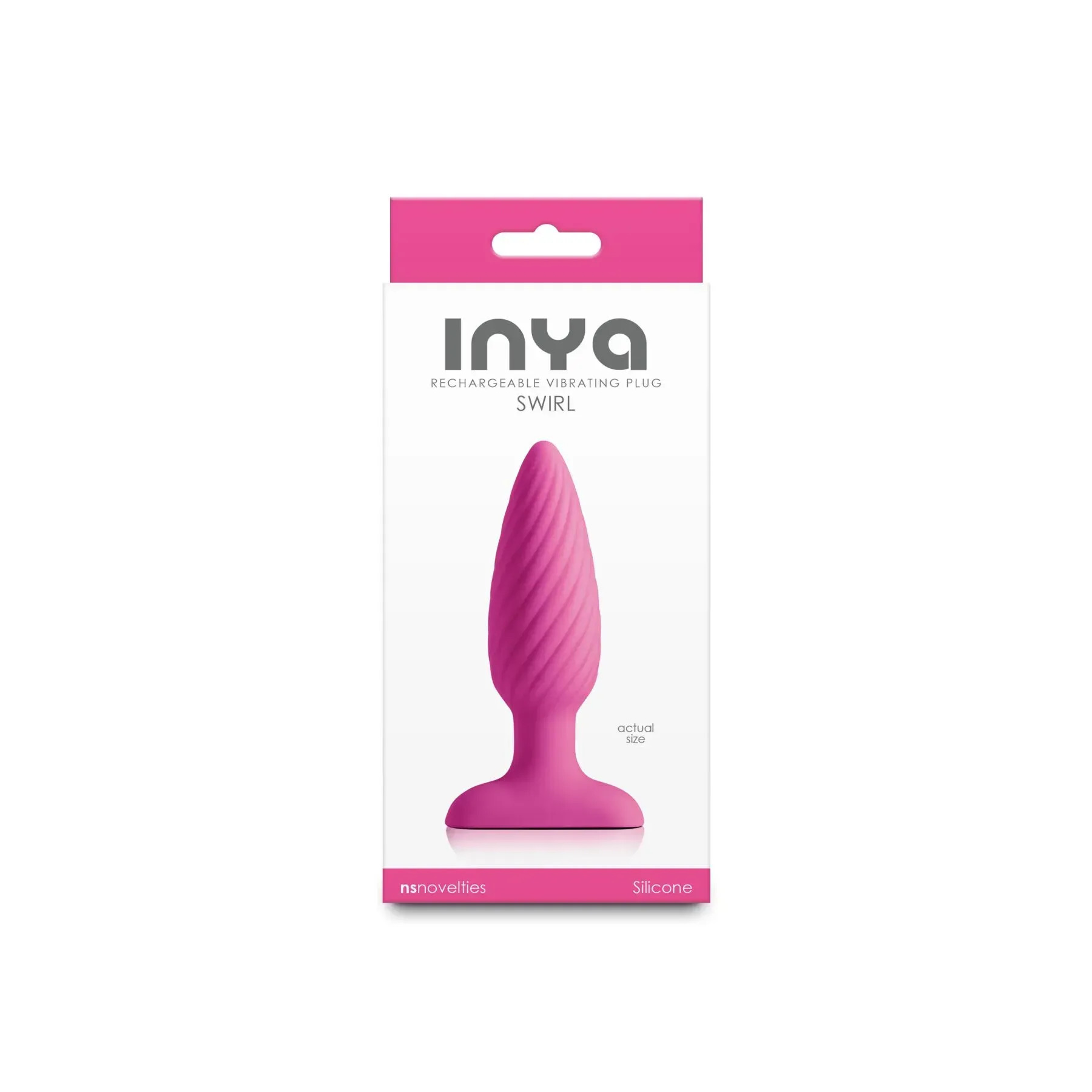 фото Анальна пробка з вібрацією NS Novelties INYA - Swirl - Pink