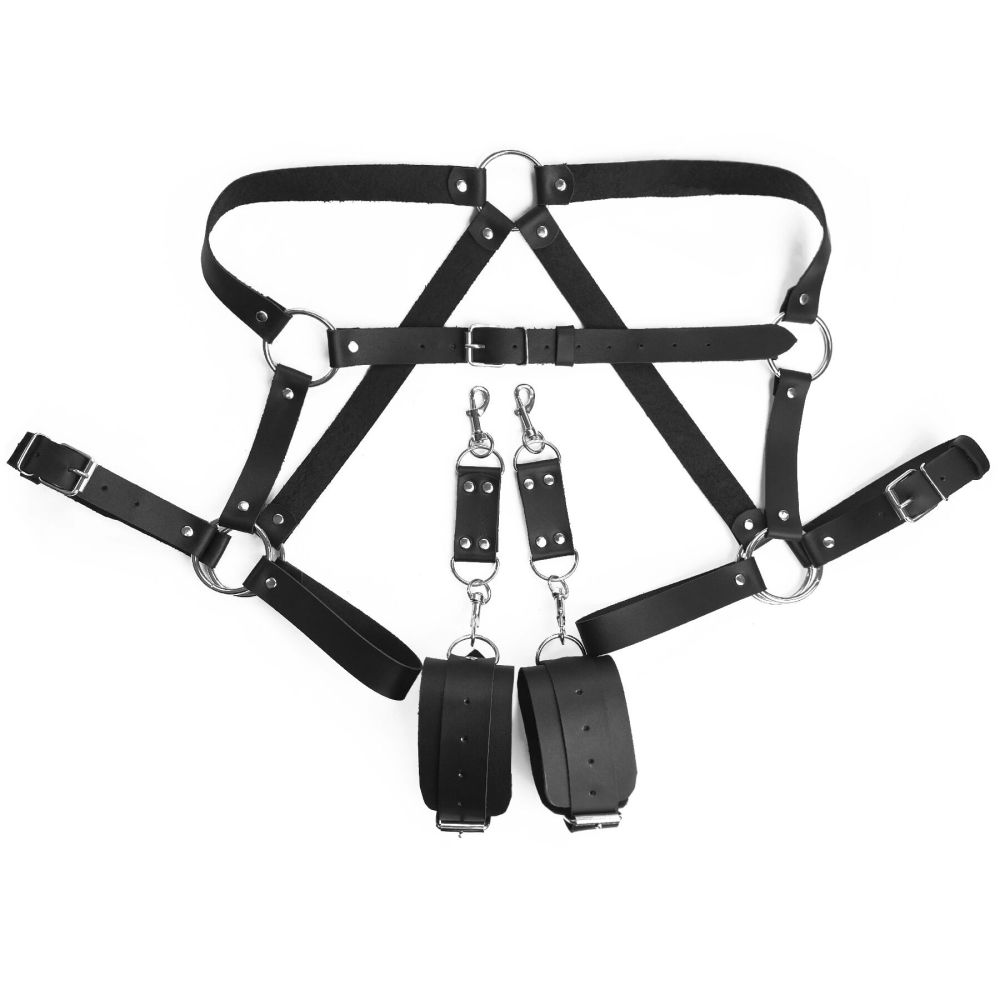 фото Бондажний набір Art of Sex - Bondage set Anasteisha, чорний, XS-M