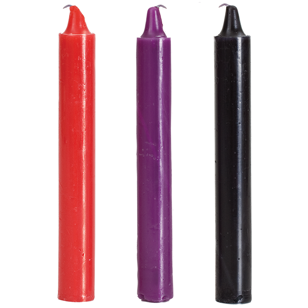 Свічки низькотемпературні Johnson Japanese Drip Candles - 3 Pack Multi-Color