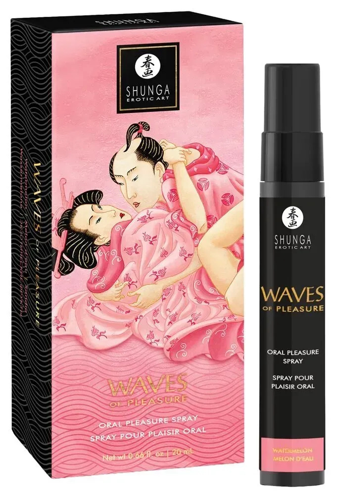 фото Спрей для посилення слиновиділення Shunga Waves of Pleasure Watermelon
