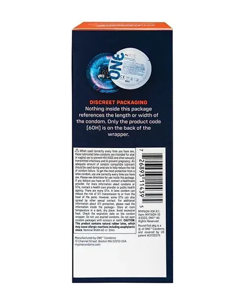 фото Презерватив MyONE Extra Wide & Long 60K 1шт