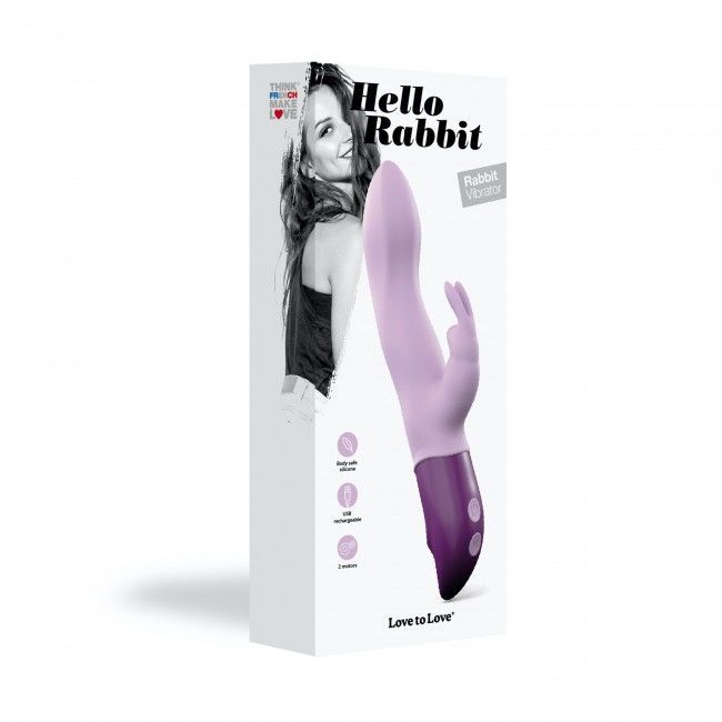 фото Вибратор-кролик Love To Love Hello Rabbit Violet 