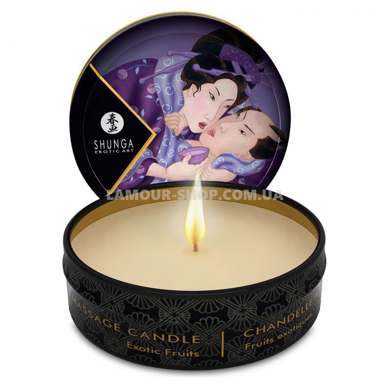 фото Масажна свічка Shunga Mini Massage Candle - Exotic Fruits (30 мл)