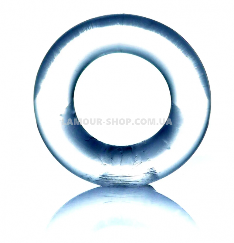 Кільце ерекційне BOSS Cockring Clear фото фото Кільце ерекційне BOSS Cockring Clear