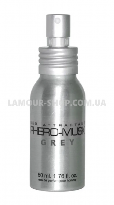 Духи з феромонами для чоловіків PHERO-MUSK Grey, 50 мл