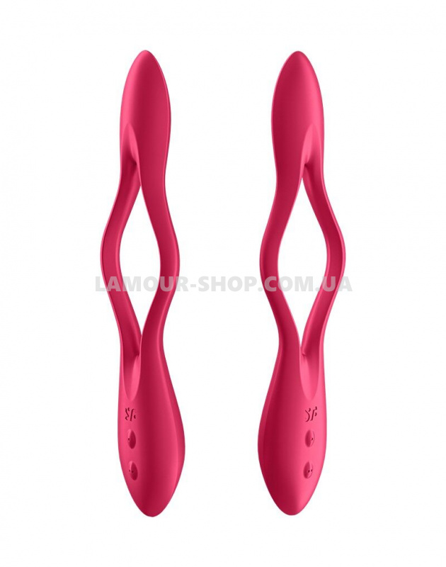 фото Вібратор Satisfyer Elastic Joy Red