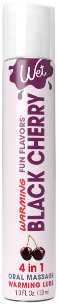 Лубрикант на водній основі Wet Warming Black Cherry 4 in 1, без цукру