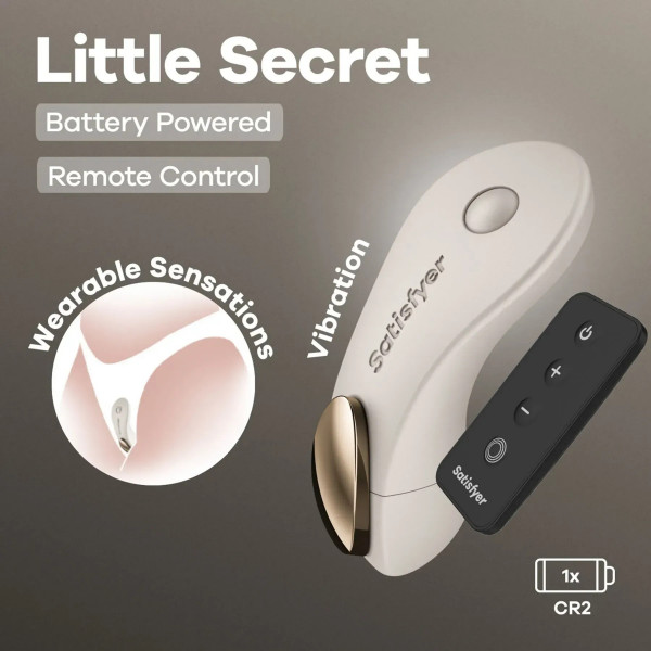 Вібратор  у трусики Satisfyer Little Secret Battery Series з пультом ДК