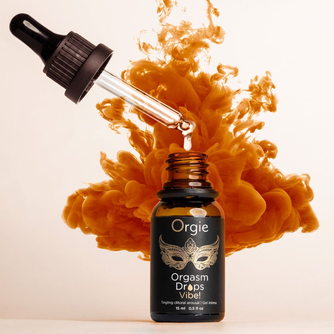 фото Краплі для клітора Orgie Orgasm Drops Vibe!, 15 мл, тепло-холод