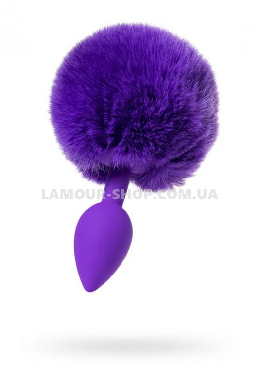 фото Анальна пробка ToDo Anal plug with a tail SWEET BUNNY, silocone, purple