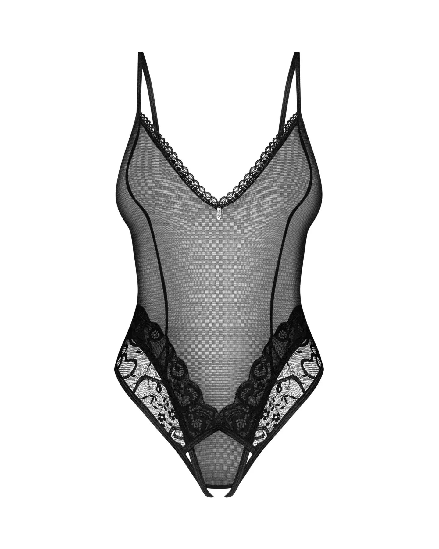 фото Тедді з доступом Obsessive Blomentis crotchless teddy, XS/S