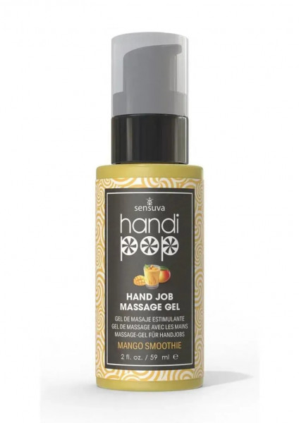Смачний гель для вишуканих мануальних та оральних пестощів Sensuva - Handipop Mango S