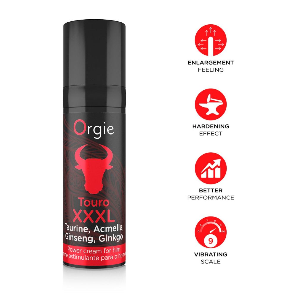 фото Крем для посилення ерекції Orgie Touro XXXL Power Cream, 15 мл