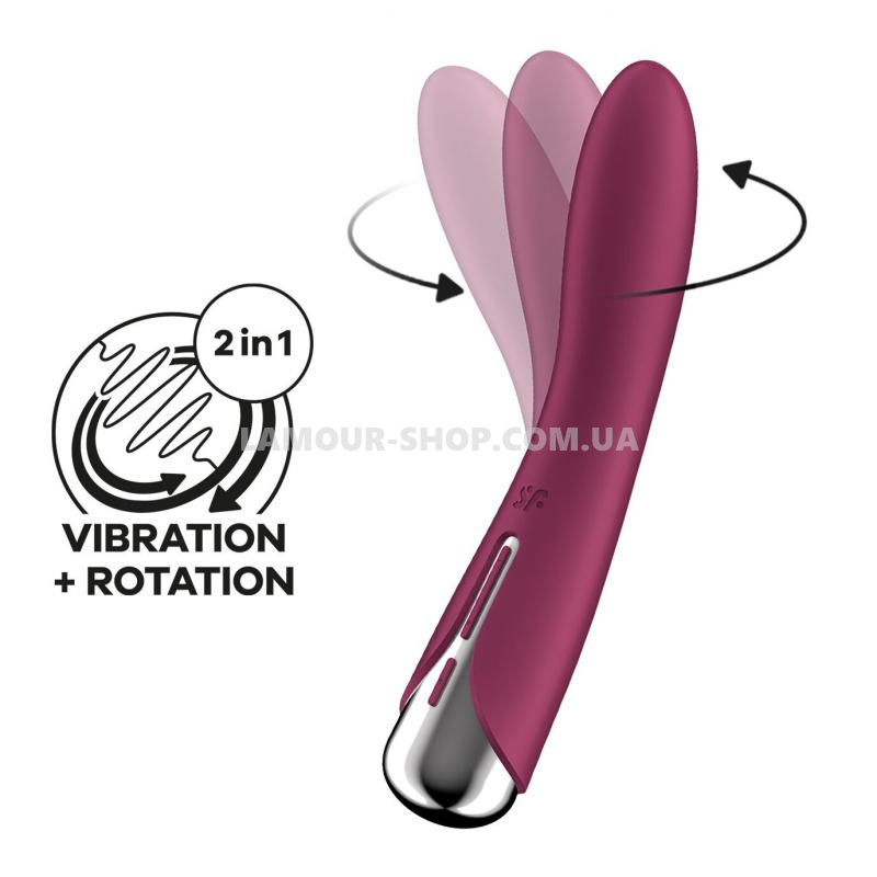 фото Вібратор Satisfyer Spinning Vibe 1 Red