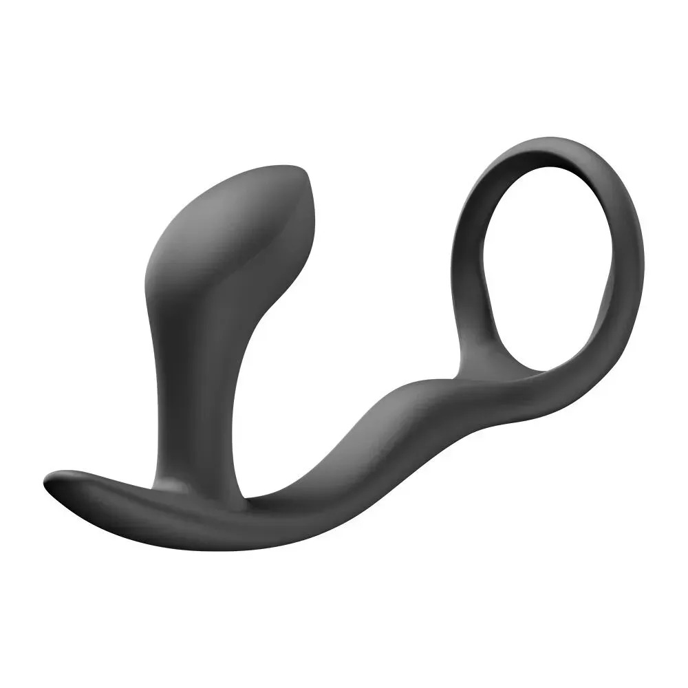 фото Анальна пробка з ерекційним кільцем Fun Factory BOOTIE RING Black