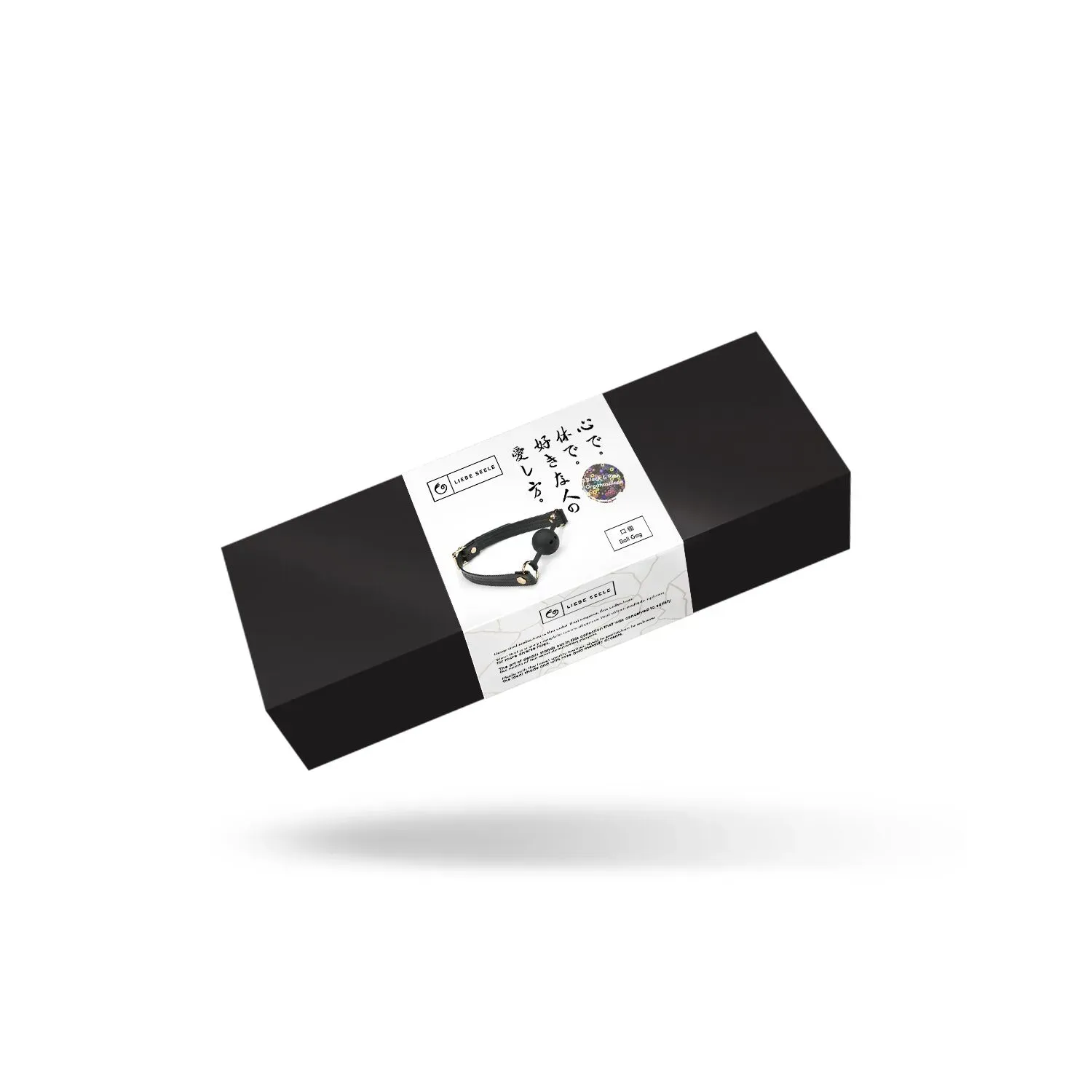 фото Кляп Liebe Seele Black Organosilicon Ball Gag