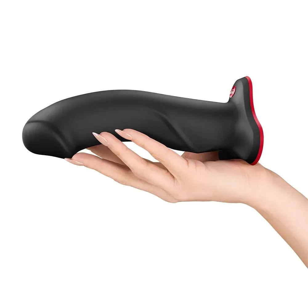 фото Фалоімітатор Fun Factory THE BOSS STUB Black, реалістична текстура