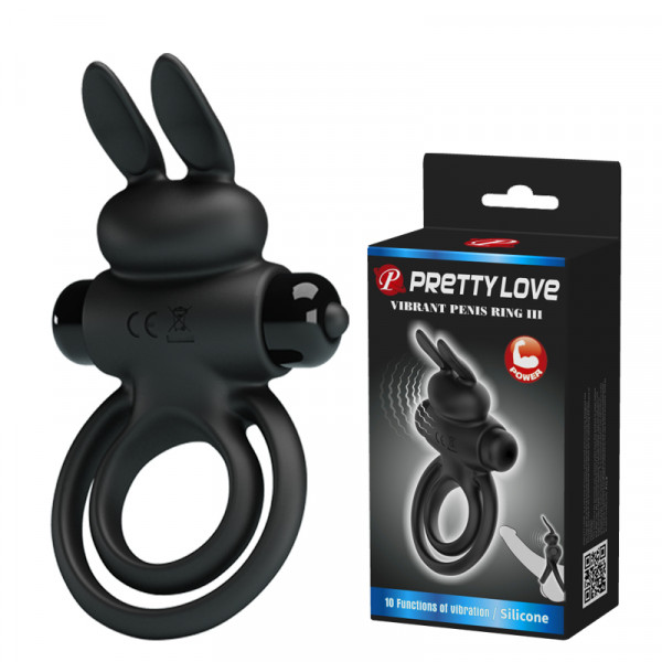 Кольцо эрекционное серии Pretty Love " Vibrant penis ring III" 