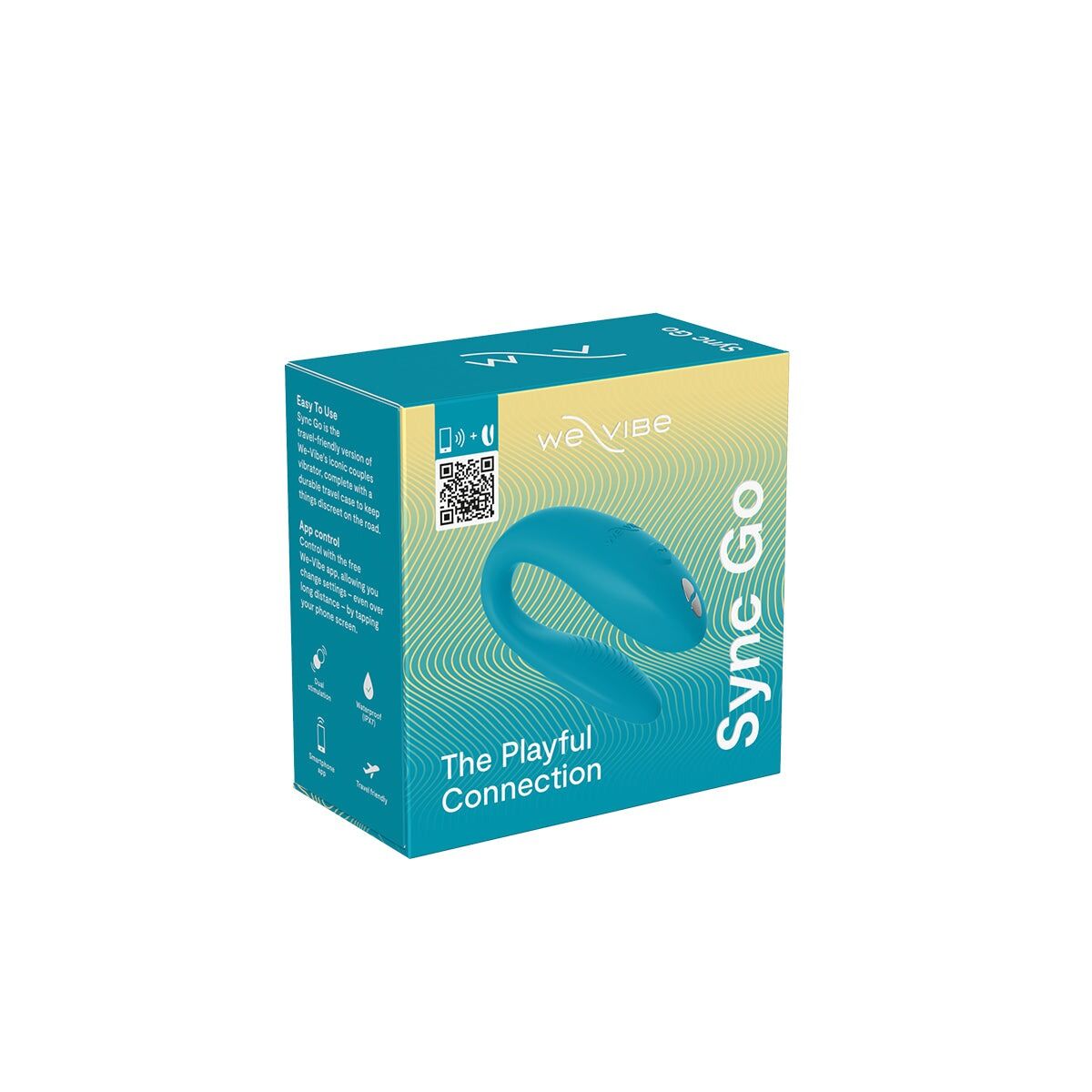 фото Смарт-вібратор для пар We-Vibe Sync GO Turquoise