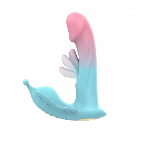 Вібратор Loviss Becky Trigger Panty Vibrator, носимий, вібрація + манливий рух, пульт