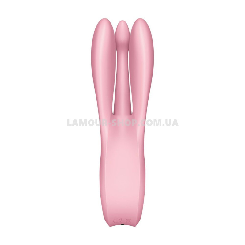 Satisfyer Кліторальний вібратор Satisfyer Threesome 1 Pink фото фото Кліторальний вібратор Satisfyer Threesome 1 Pink