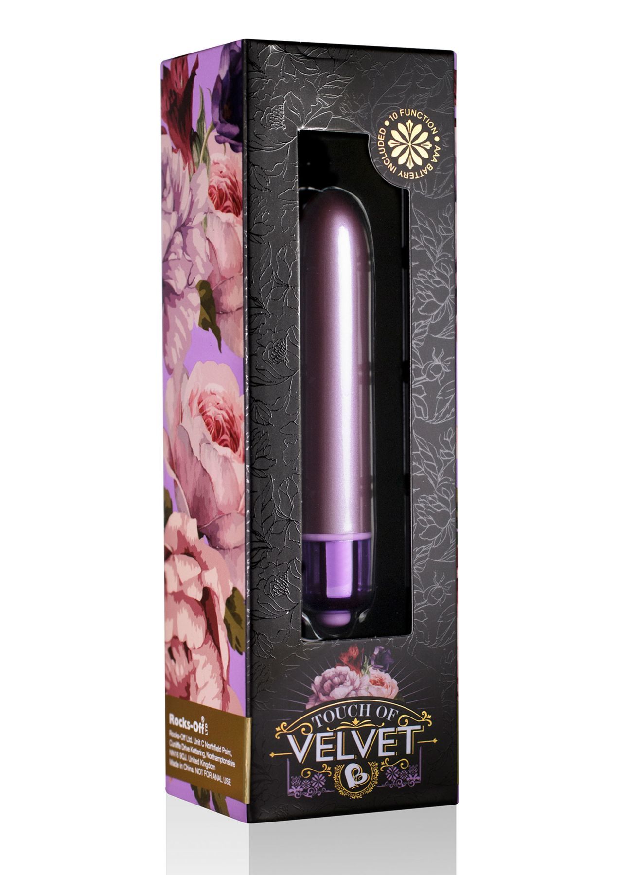 фото Вибропуля Rocks Off RO-90mm Touch of Velvet Soft Lilac матовая