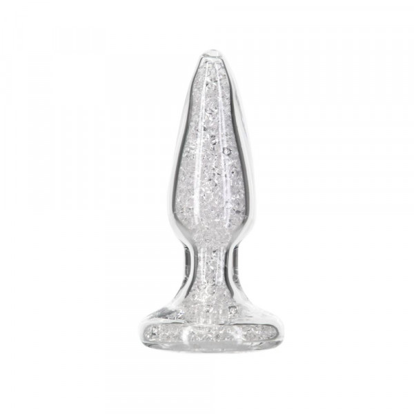Скляна анальна пробка Pillow Talk – Fancy - Luxurious Glass Anal Plug