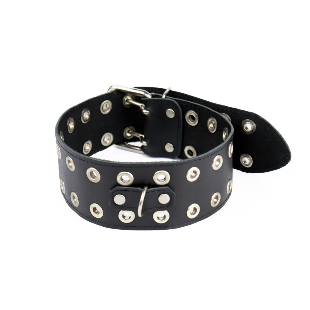 фото Нашийник Art of Sex - Tessa, натуральна шкіра, колір чорний