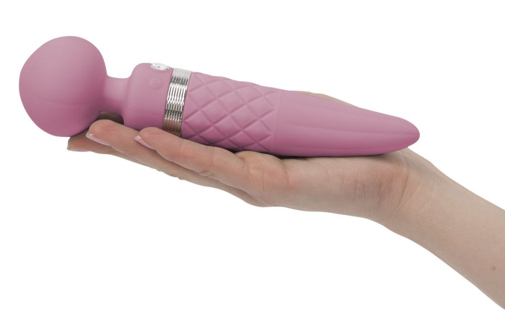 фото Вібромасажер 2в1 PILLOW TALK - Sultry Pink, масажер і вібратор з ротацією