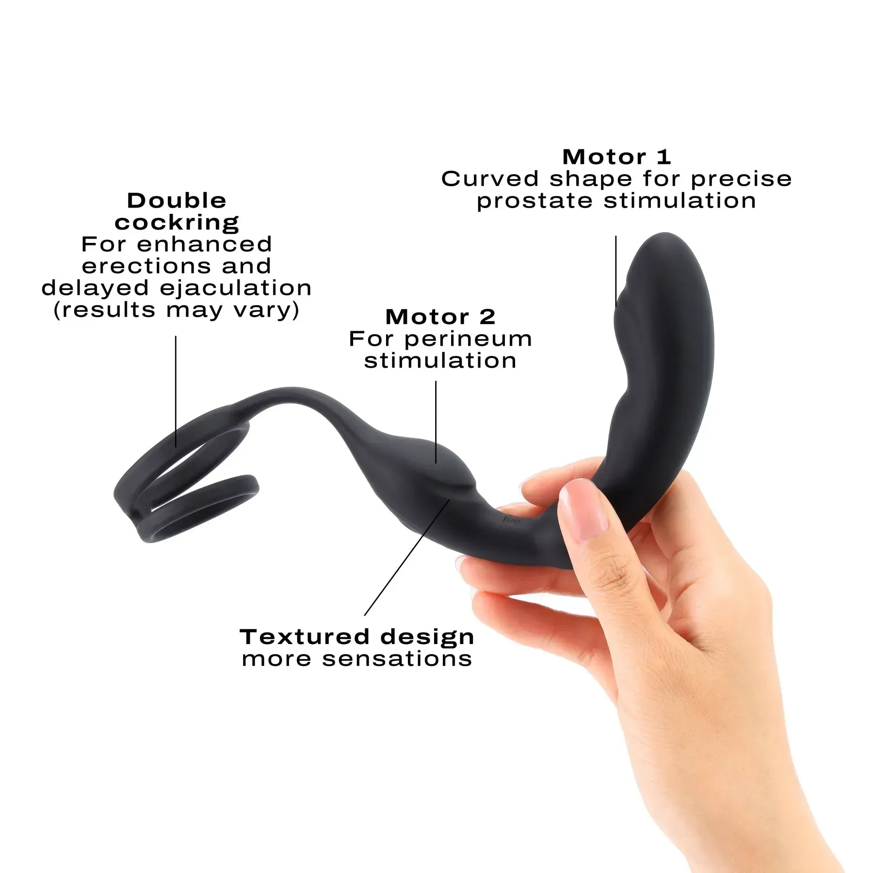 фото Масажер простати Dorcel P-Ring з ерекційним кільцем